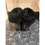 Dansko Stormy Black Leather Shearling Fleece Fur Lined Bootie EU 37 Convertible Photo 4