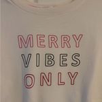 C&C California  White 'Merry Vibes Only' Sweatshirt Photo 1