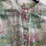 Neiman Marcus  chinoiserie Button Down Blouse Photo 2
