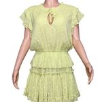 Sézane MISA LOS ANGELES Lilian Mini Drews, Honeydew Clip Dot, Large Photo 6