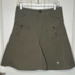 Mountain Hardwear  Sz 4 Olive Green Nylon Skirt A-Line Outdoorsy Photo 12