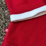 Lauren Ralph Lauren Red Vneck Sweater Size Medium Photo 2