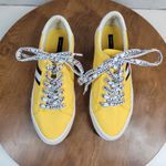 Tommy Hilfiger Tommy Hilfiger Womens Fantim Sneakers 7.5 Yellow Canvas Lace Up Casual Shoes Photo 10