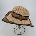 Sun 'N' Sand Women’s Natural Paper Straw Bucket Panama Hat Tan Photo 2