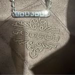 Jou Jou Women's Faux Suede Moto Jacket w/Quilted Shoulders Size Medium Like New Brown Photo 6