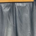 111 State Genuine Leather Pencil Skirt Black Size 8 Photo 6