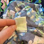 Lilly Pulitzer  Abella Skirt Navy Pink Floral Ruffle Fit and Flare Skirt Size M Photo 4