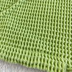 Christopher & Banks Waffle Weave Vest Womens S Green Sleeveless Hooded Full Zip Photo 11