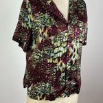 Anthropologie Tiny Multicolor Print Button Down Photo 2