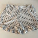 FAVLUX Polka Dot Ruffle Hem Women's Shorts Photo 0