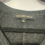 Almost Famous Black  button front short sleeve shirt Photo 1