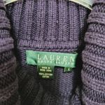 LRL plum turtleneck sweater size large Photo 2