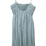 Love, Bonito Smocked Midi Dress Green Gingham Women’s M Back Tie Size M Photo 9