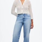 Madewell EUC curvy vintage jeans wide leg cropped 24 broken zipper needs repair Photo 0