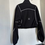 Alo Yoga Polar Fleece Game Time Full Zip Jacket Black Athletic small Photo 5