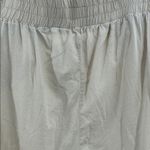 Torrid  Wide Leg linen blend cropped capri Pants Cream L 12 summer vacation work Photo 7