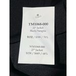 Toula Jacket Small Black Pink Ruffled Trim Clueless Preppy Twee Officecore NWT Photo 4