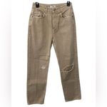 Free People We The Beige Dakota Straight Leg Jeans Size 26 OB1038039 Photo 3