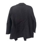 Theory  Sileena Wool Cashmere Open Front Jacket Black Medium Photo 2