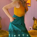 Vintage 1950s Guatemalan Midi Circle Skirt Size XS Photo 5