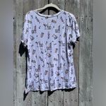 Apt. 9 Women's  All Over Wine Cocktail & Lime Print T-Shirt Size Large‎ Photo 1