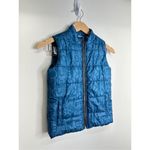 Calvin Klein Jeans Winter Vest Womens Blue Zip Up Size 6 Photo 2