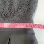 White House | Black Market WHBM black dress with lace‎ detail. Photo 12