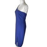 Likely NWT Cassidy Sheath Dress Women’s Size 6 Blue One Shoulder Cocktail Mini Photo 4