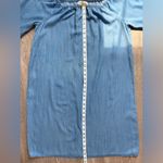 Philosophy Dress Womens Large Blue Floral Embroidered Boho Western Festival Photo 8