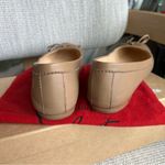 Christian Louboutin Mamadrague Leather Ballerina Flats in Beige Tan Photo 5