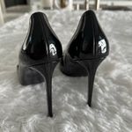 Saint Laurent  YSL Anja Black 110 Patent Leather Pumps Shoes Italy Sz 39.5 39 1/2 Photo 3