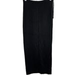 Tadashi Shoji Tadashi Black Maxi Drape Front With Front Slit Skirt Size Medium Photo 1