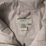 Eddie Bauer Golf Beige Quarter-Zip Jacket Size Medium Photo 1