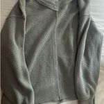 Aerie  Sweater Grey Oversized Knit Photo 0