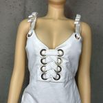 Elliatt  White Sleeveless  Midi Dress Sz M Photo 3