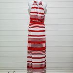 Milly  maxi dress Red and white size‎ M Photo 2