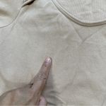 Fabletics Women’s Finely Cutout Seamless Bodysuit Ribbed Shortsleeve Desert XL Photo 14