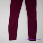 New! Jen 7, 7 for all mankind dark burgundy skinny legging ankle jeans, size 0 Red Photo 8