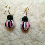 Nordstrom Tricolor Braided Seedbead Necklace (A63) Photo 4