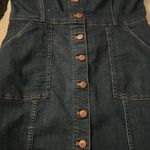 H&M denim jumper mini dress Photo 4