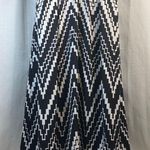 AB Studio  Black & White Maxi Dress Medium Photo 11