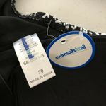 Swimsuits for All Swim Dress One Piece Molded Cups Geometric Black White 20 Size undefined Photo 2