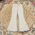 Topshop New jersey twill flare pant in Gray Size 6 Photo 2