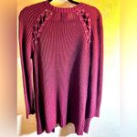 Hippie Rose Cardigan by - cherry coke color, size Large- love the back grommets Photo 1