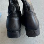 Frye Womens MELISSA BUTTON LUG TALL Vintage Black Riding Boots Sz 6B Leather ⬇️ Photo 7