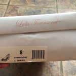Lulu Townsend Size 8 Champagne LT Shania Heels Photo 12