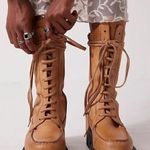 Free People 🆕 | JONES LACE-UP BOOTS | MACADAMIA | SIZE: US 7.5 (EU 38) Photo 6