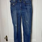 Vince Distressed High Rise Relaxed Straight Fit Boyfriend Denim Jeans Women's 27 Photo 0