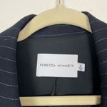 Rebecca Minkoff  Woman's 6 Navy Blue Pinstripe‎ Double Breasted Gabby Blazer Photo 11