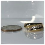 14KT .67 CARAT DIAMOND HEAVY & THICK SOLID RING Gold Photo 14